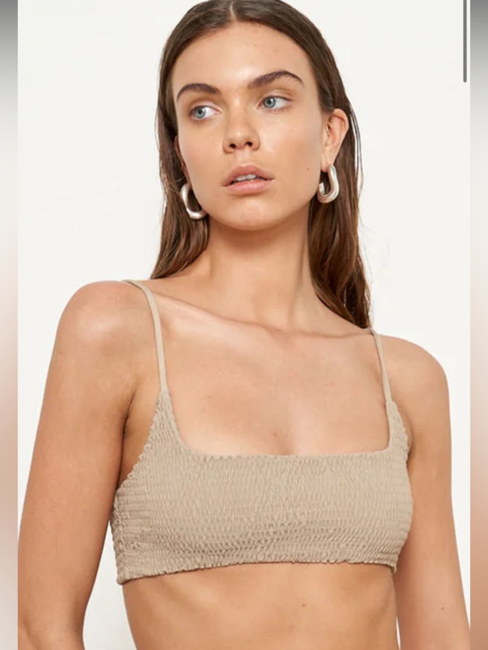 NWOT FP Movement x Aila Blue Alice Top in Ceramic Size Large $108 Retail